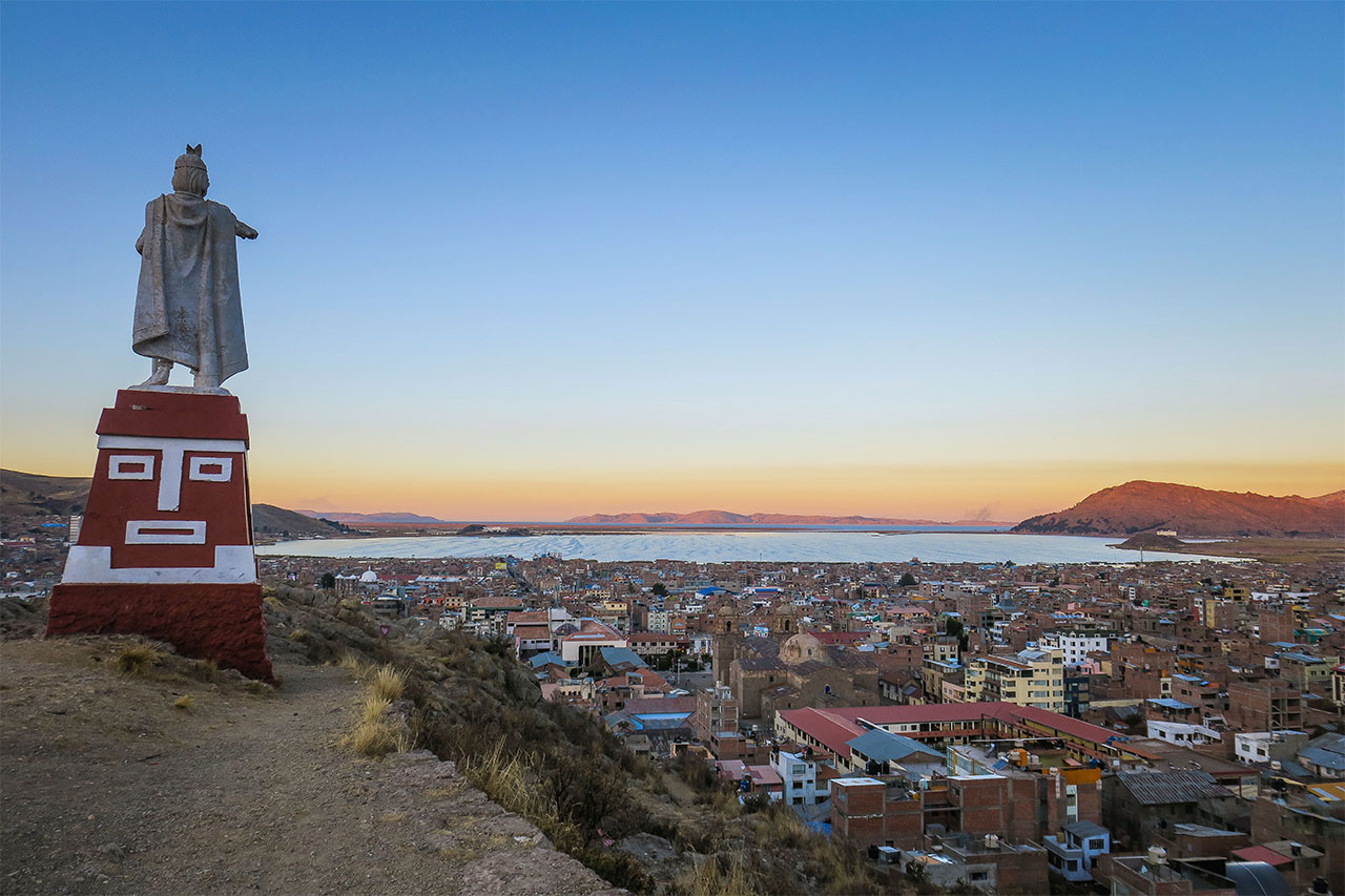 Panorama of the city of Puno, Peru from Cloudwyze Director of Sales and Business Development Helen Grubb